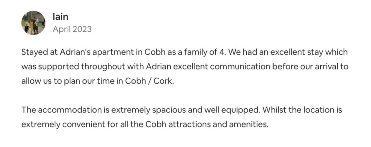 A Stylish 2 Bed Apartment In Cobh Town - Lux Stay エクステリア 写真